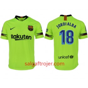 FC Barcelona Fodboldtrøjer JORDIALBA 18 Udebanesæt 2018/19 Kort ærmer